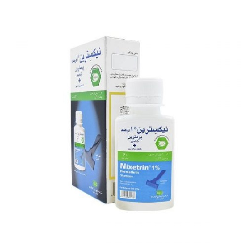 شامپو نیکسترین پرمترین گیلارانکو ۱ درصد همراه با شانه ۶۰ میلی لیتر