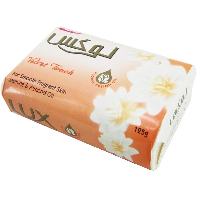 صابون شستشو لوکس مدل روغن بادام و گل یاس وزن 125